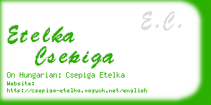 etelka csepiga business card